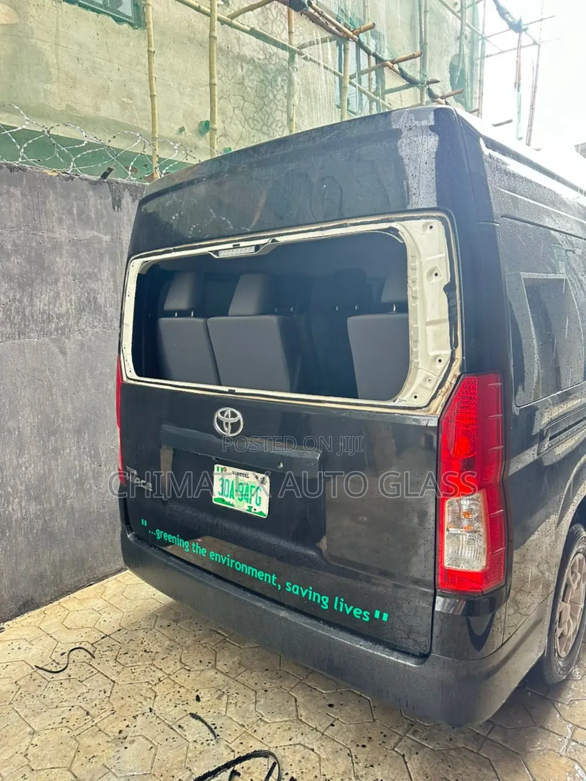 Back Hummer Hiace Covid 19 Back Glass 2020 We Deliver Fix