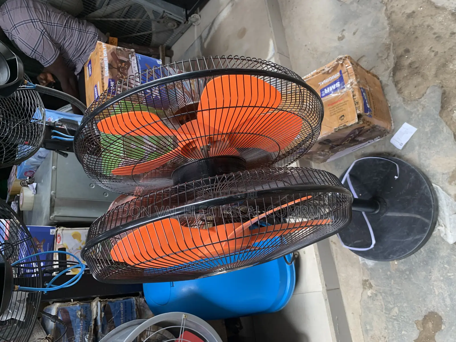 Double Head Standing Fan