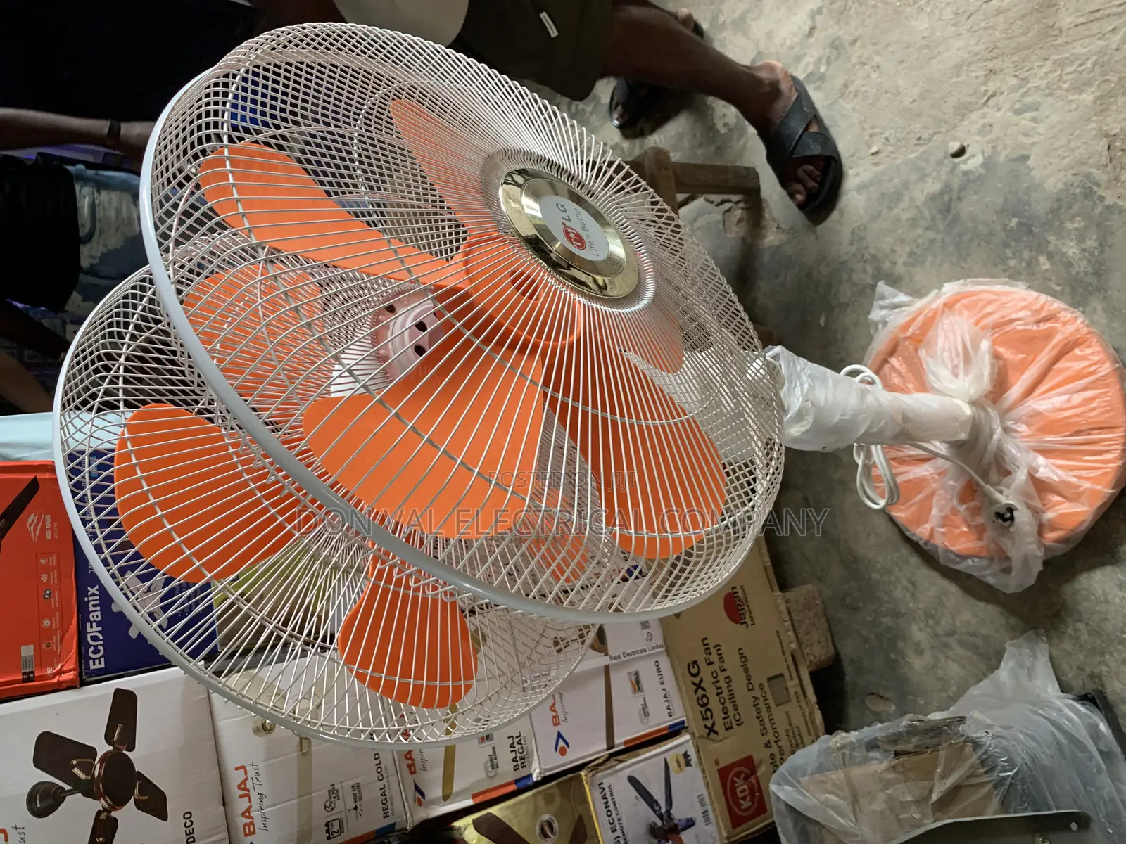 Dual Head Industrial Fan