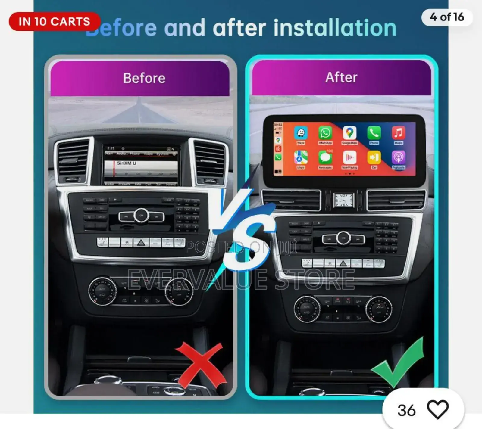 Mercedes Benz Class Ml Gl Gle GLS W166 X166 Android + Camera
