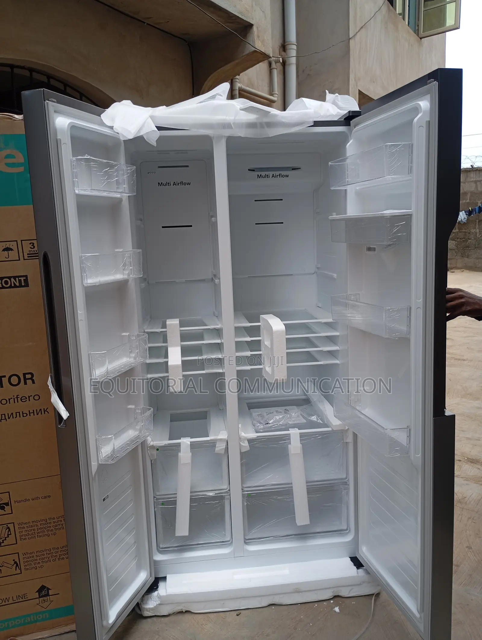 Hisense Rc 67 Ws Side by Side Less Energy Consumption Fridge