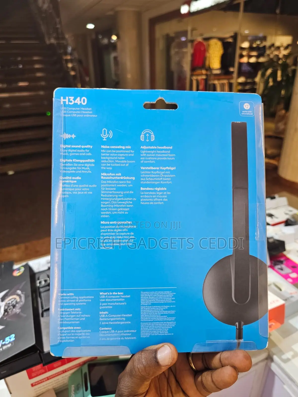 H340 Logitech Headphones With Mic and Anc