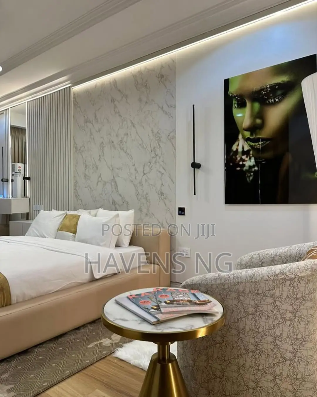 Luxury 2-Bedroom Smart Apartment With Modern Facilities.