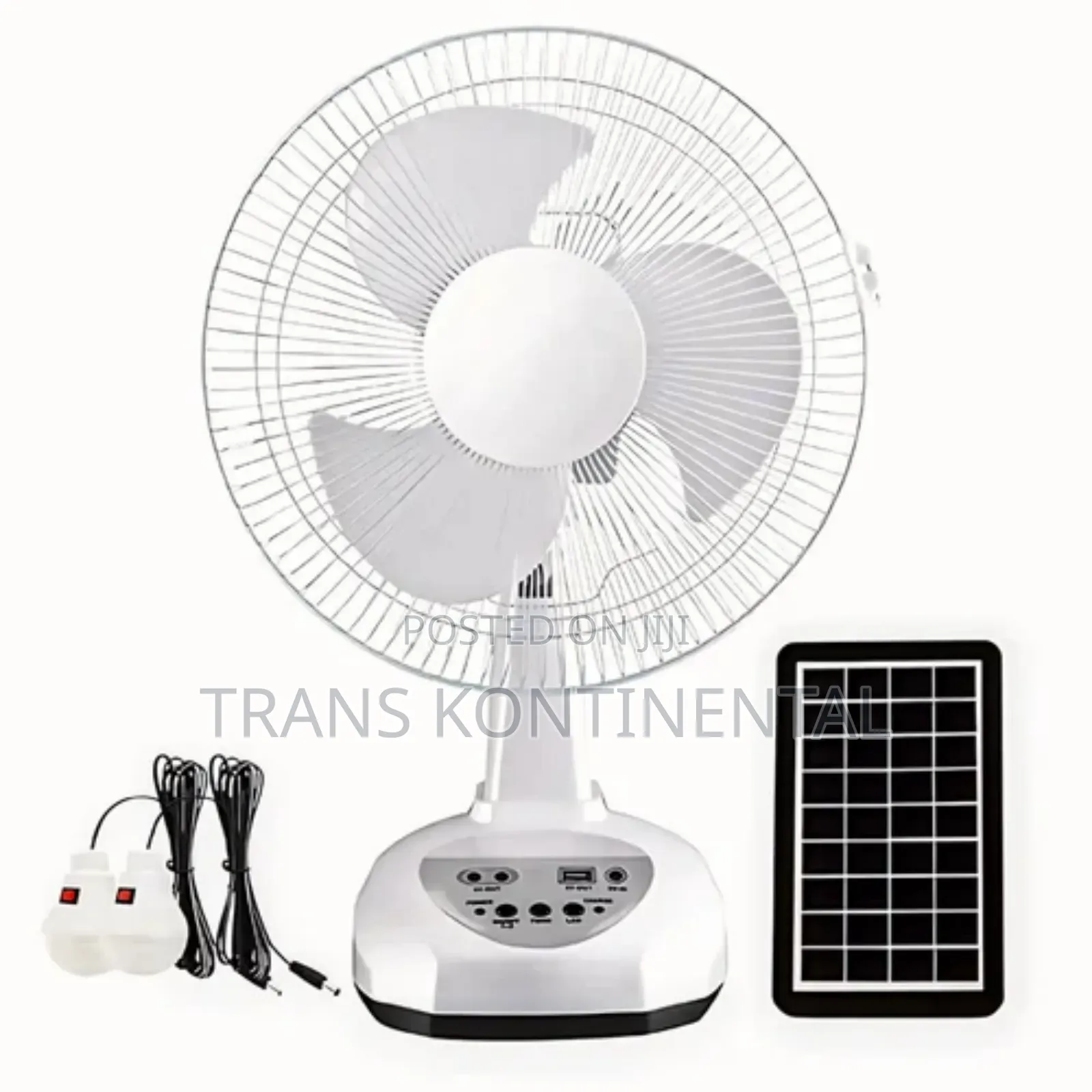 12inches Solar Rechargeable Fan
