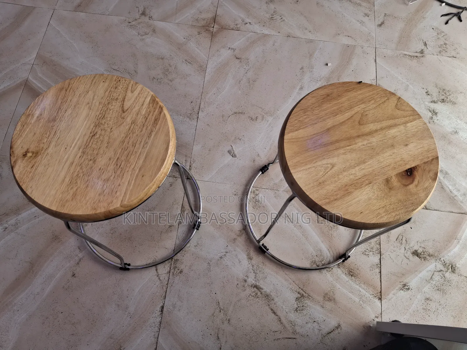 Stool With Irol Legs