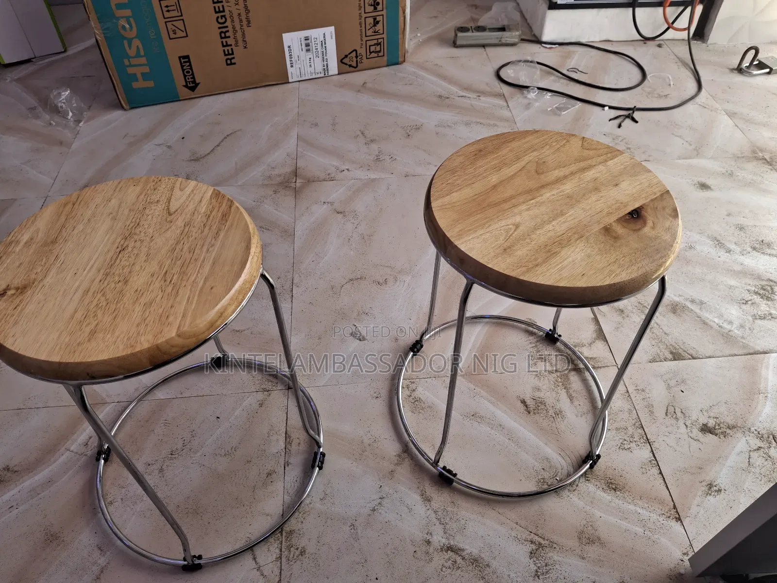 Stool With Irol Legs