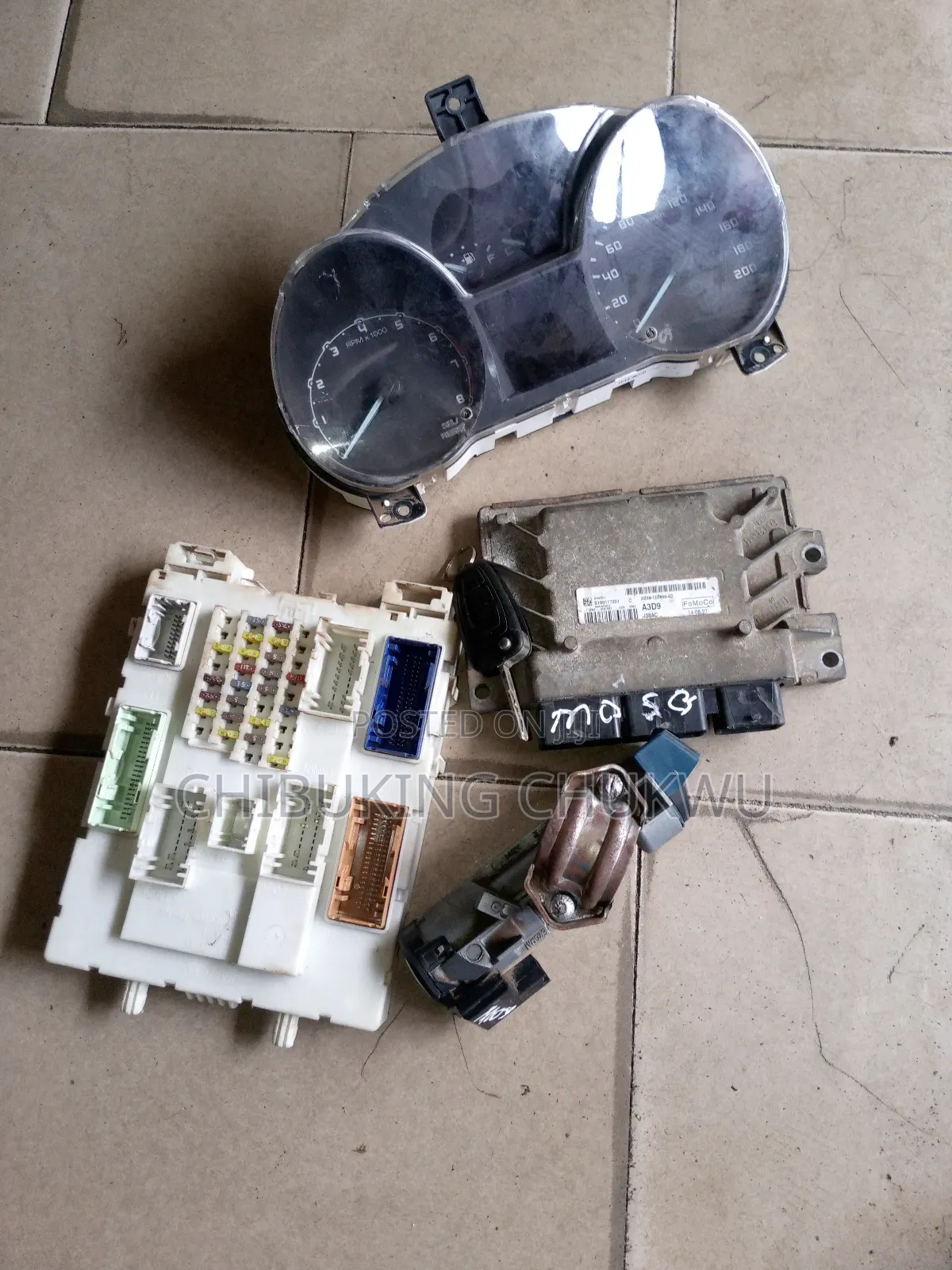 Ford Ranger 2012 Complete Unit Ecu Brainbox Key Immobilizer