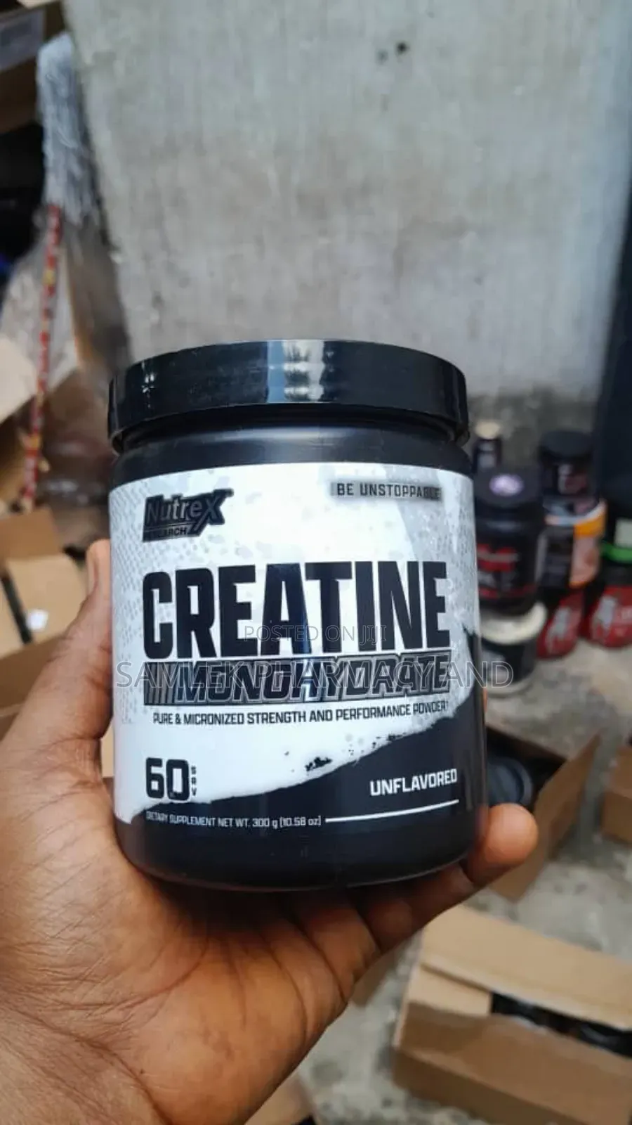 Nutrex Creatine Monohydrate Powder Unflavored |60 Servings