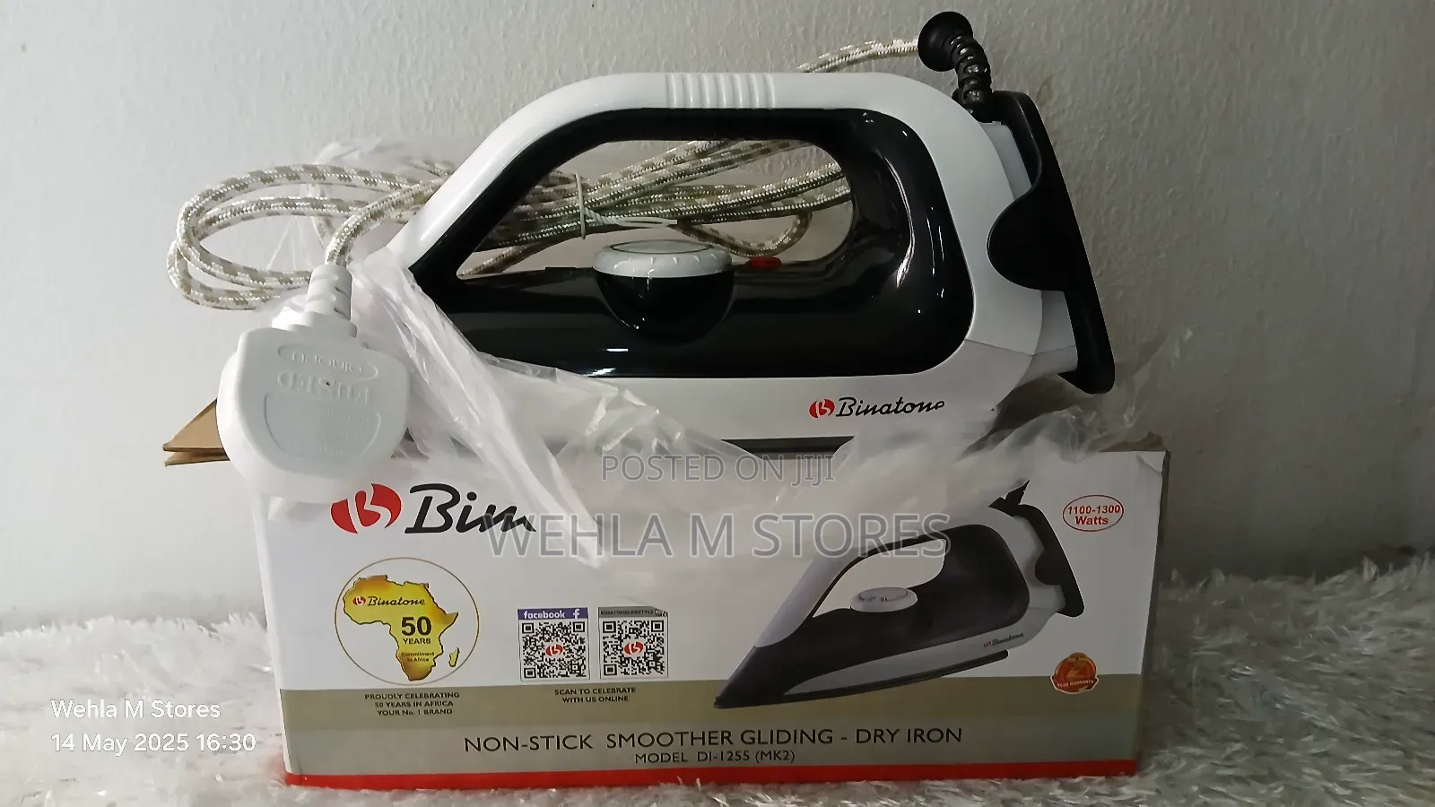 Binatone Dry Iron Di-1255 Mk2
