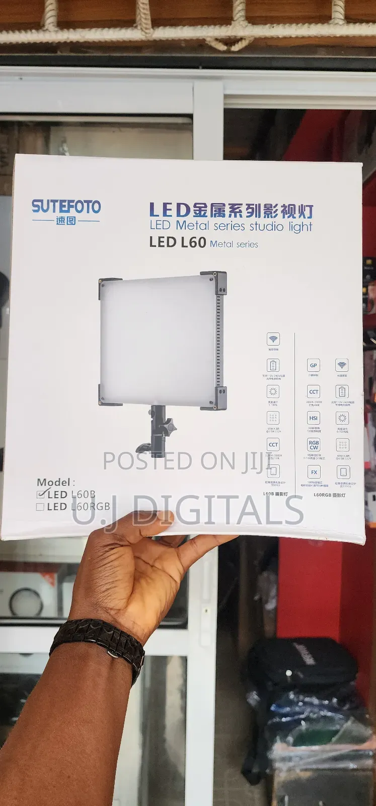 Sutefoto  Led L60b Professional Led Video Light