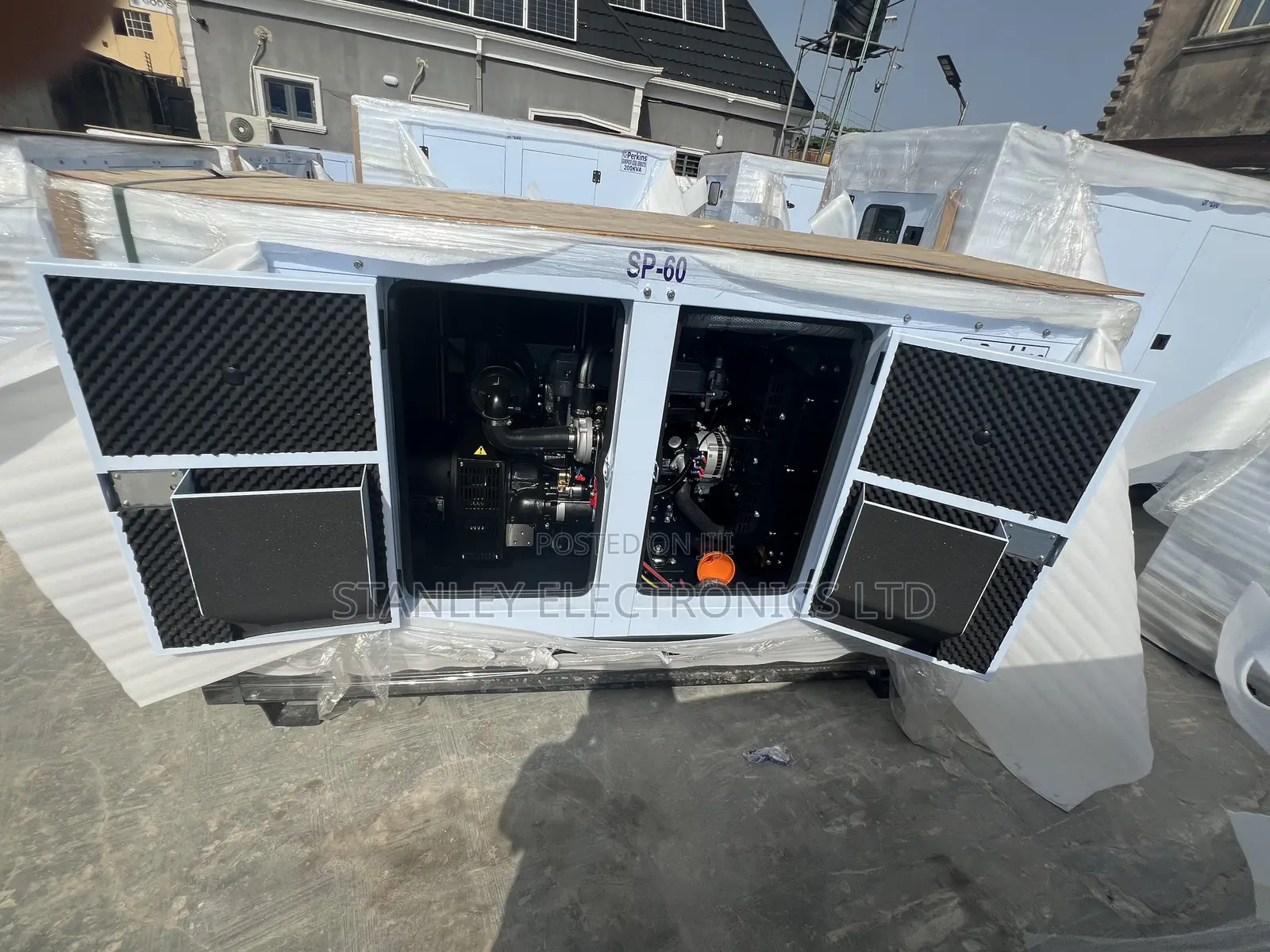 Brand New 60kva Perkins Sp Generator Diesel 100% Copper Coil