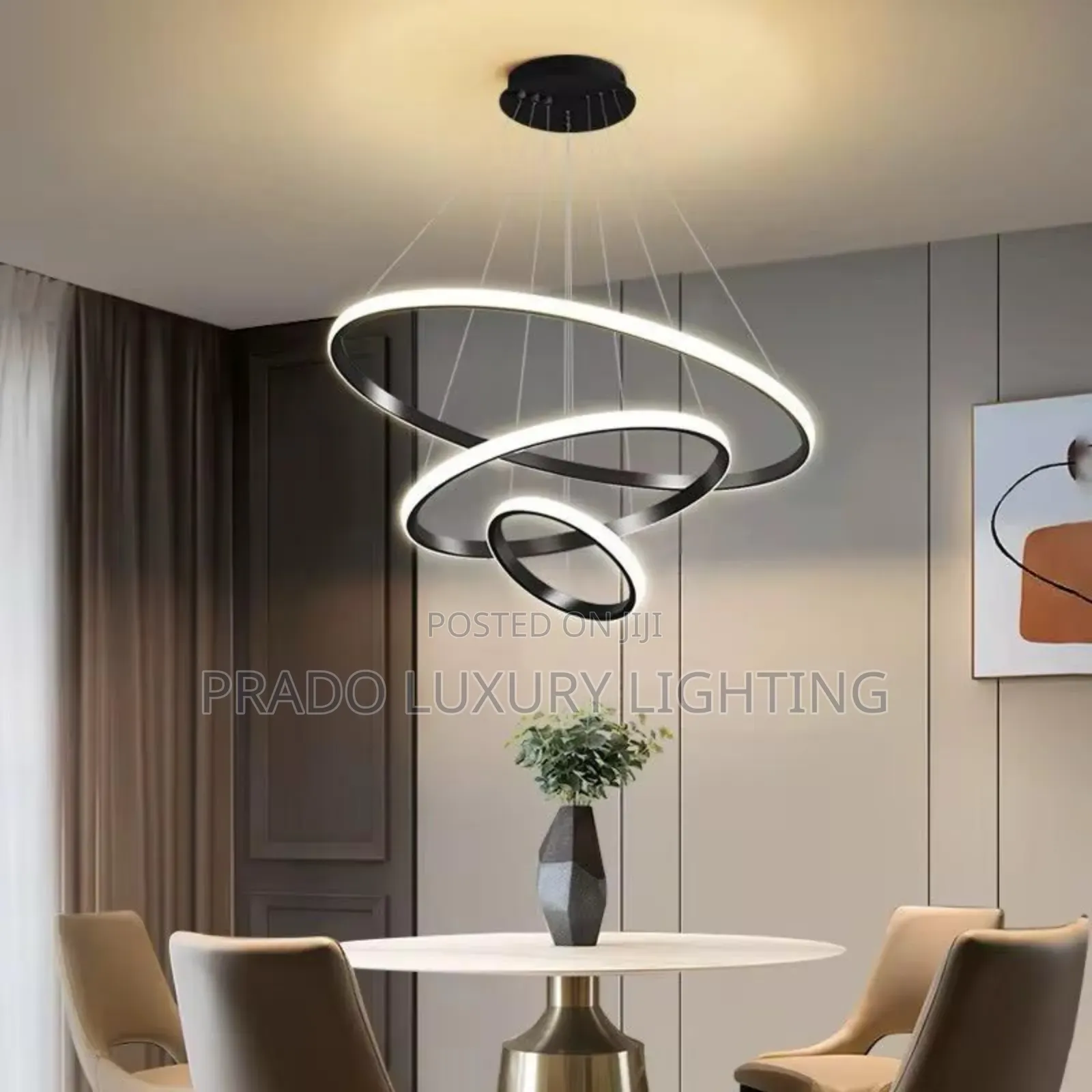 Black and Gold Chandelier