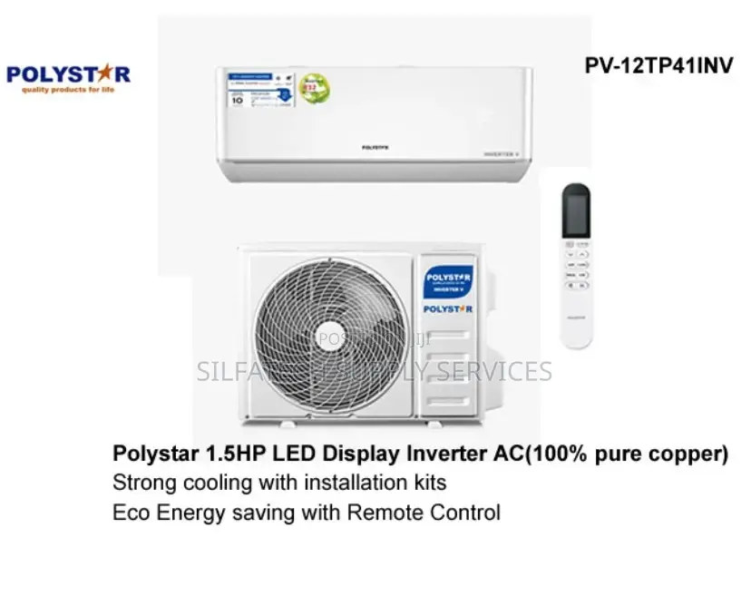 Polystar 1.5hp Led Display Inverter Ac