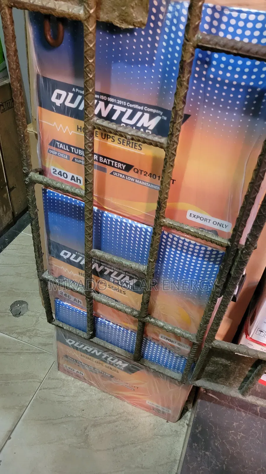 240ah 12v Quantum Tubular Battery