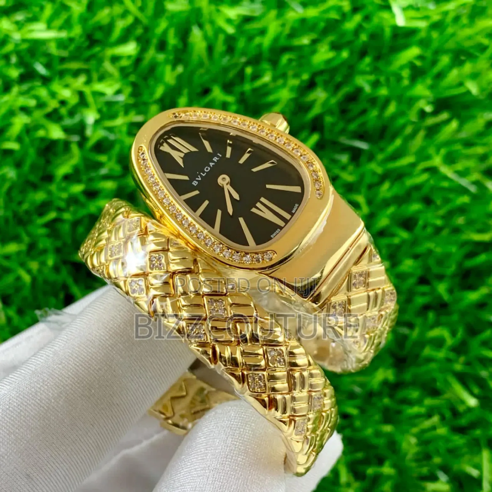 Original Bvlgari Gold Stainless Steel Watch