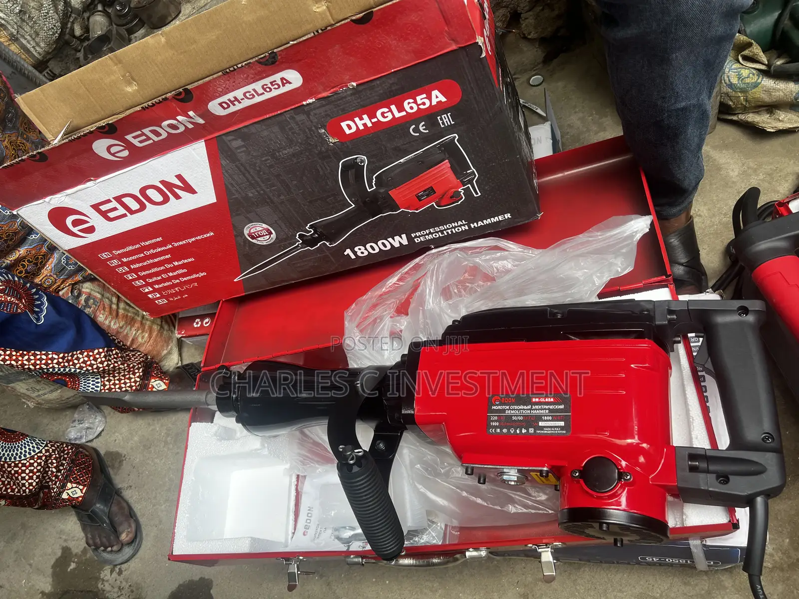 Electric Powered Jack Hammer Machine,1800watts