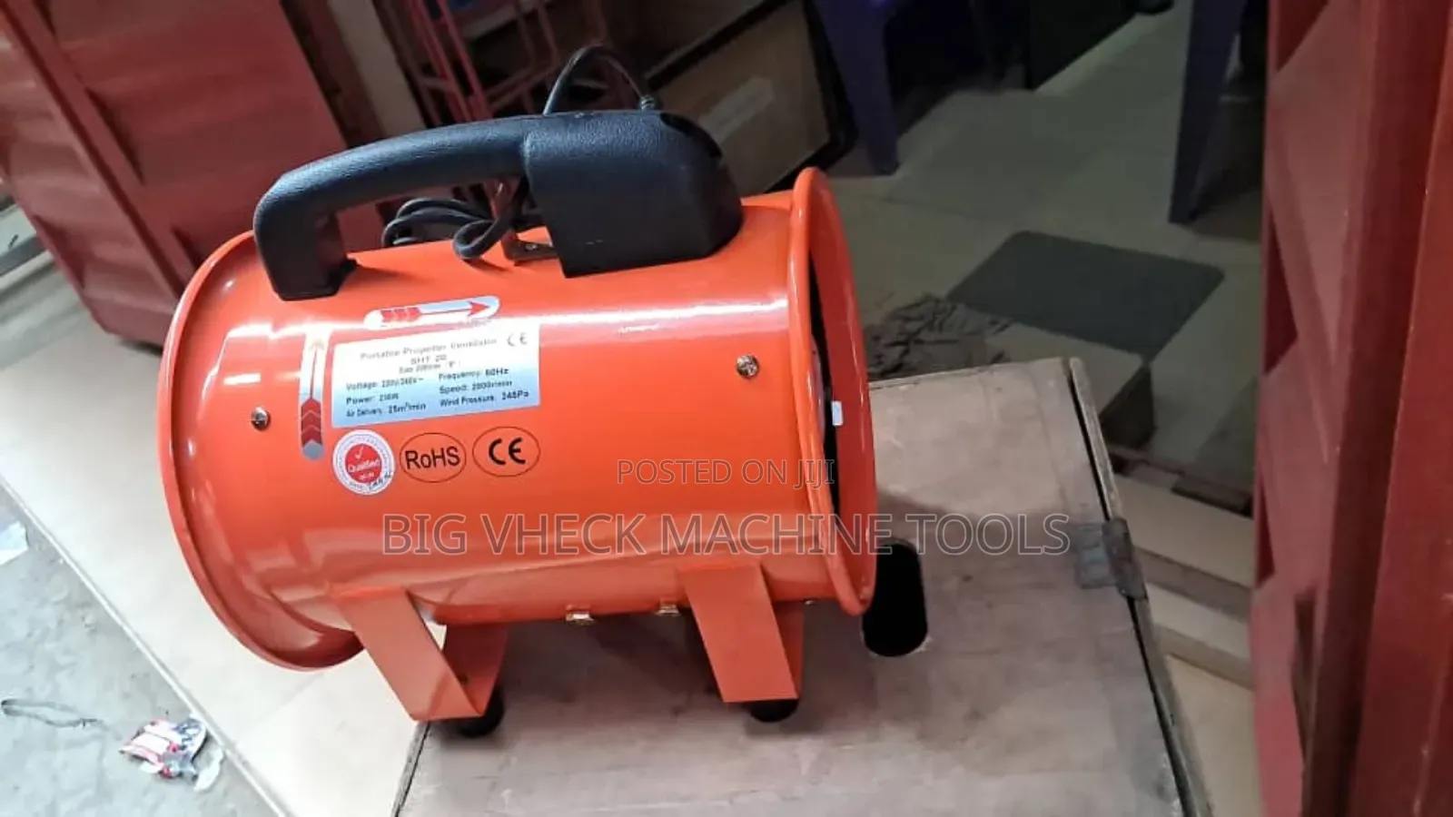Standard 8" Industrial Extractor Fan With Hose