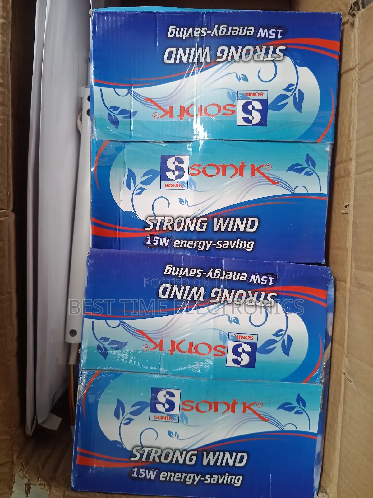 Sonik 56" Solar Ac/Dc Ceiling Fan