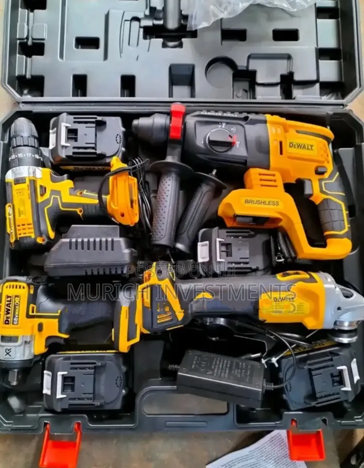 Dewalt 4-in-1 Heavy-Duty Power Tool Combo Set
