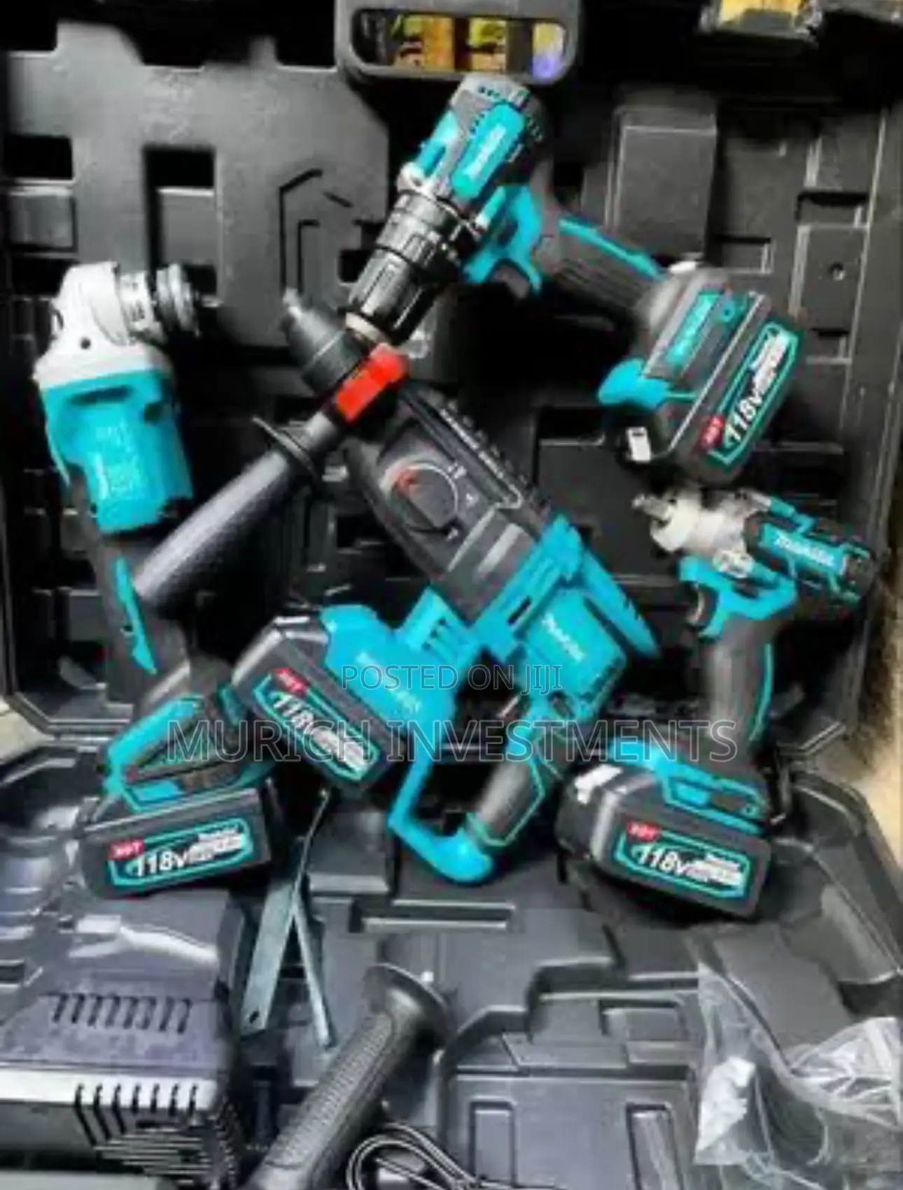 Makita 4-in-1 Heavy-duty Power Tool Combo Set