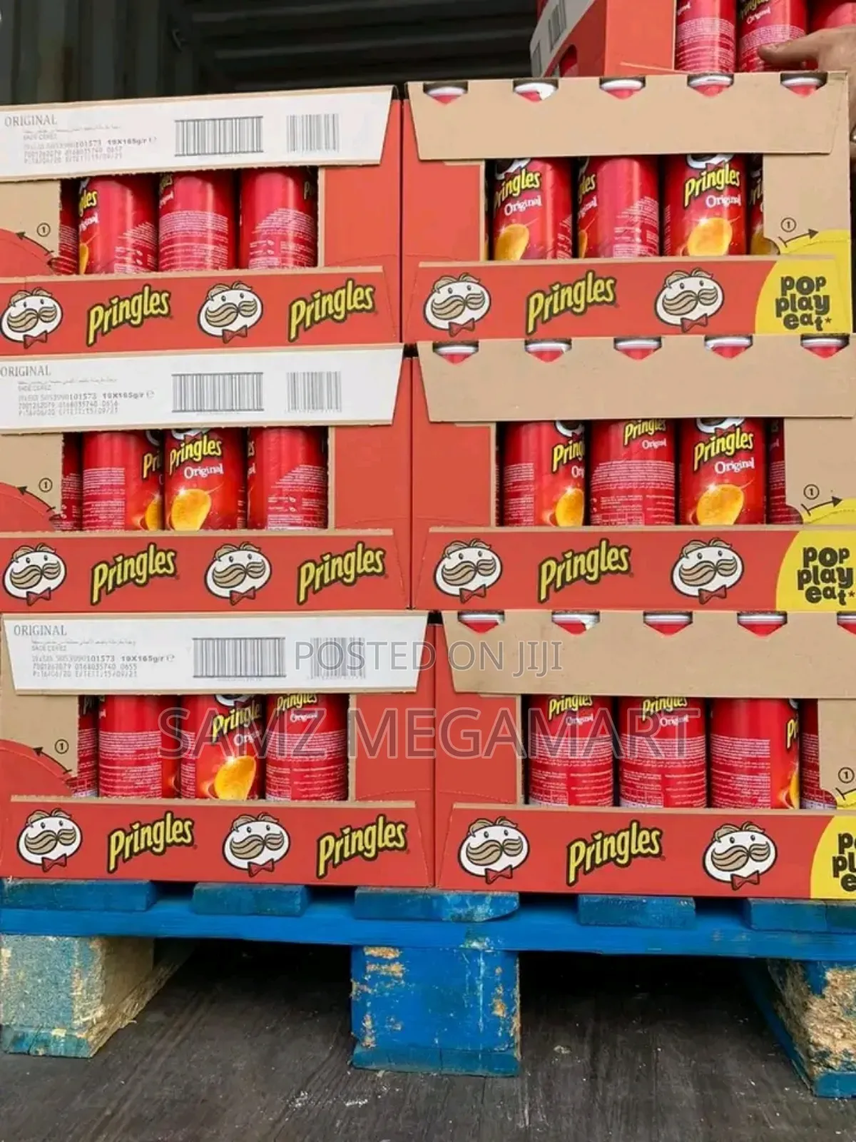 Pringles Potato Chips 19x165g