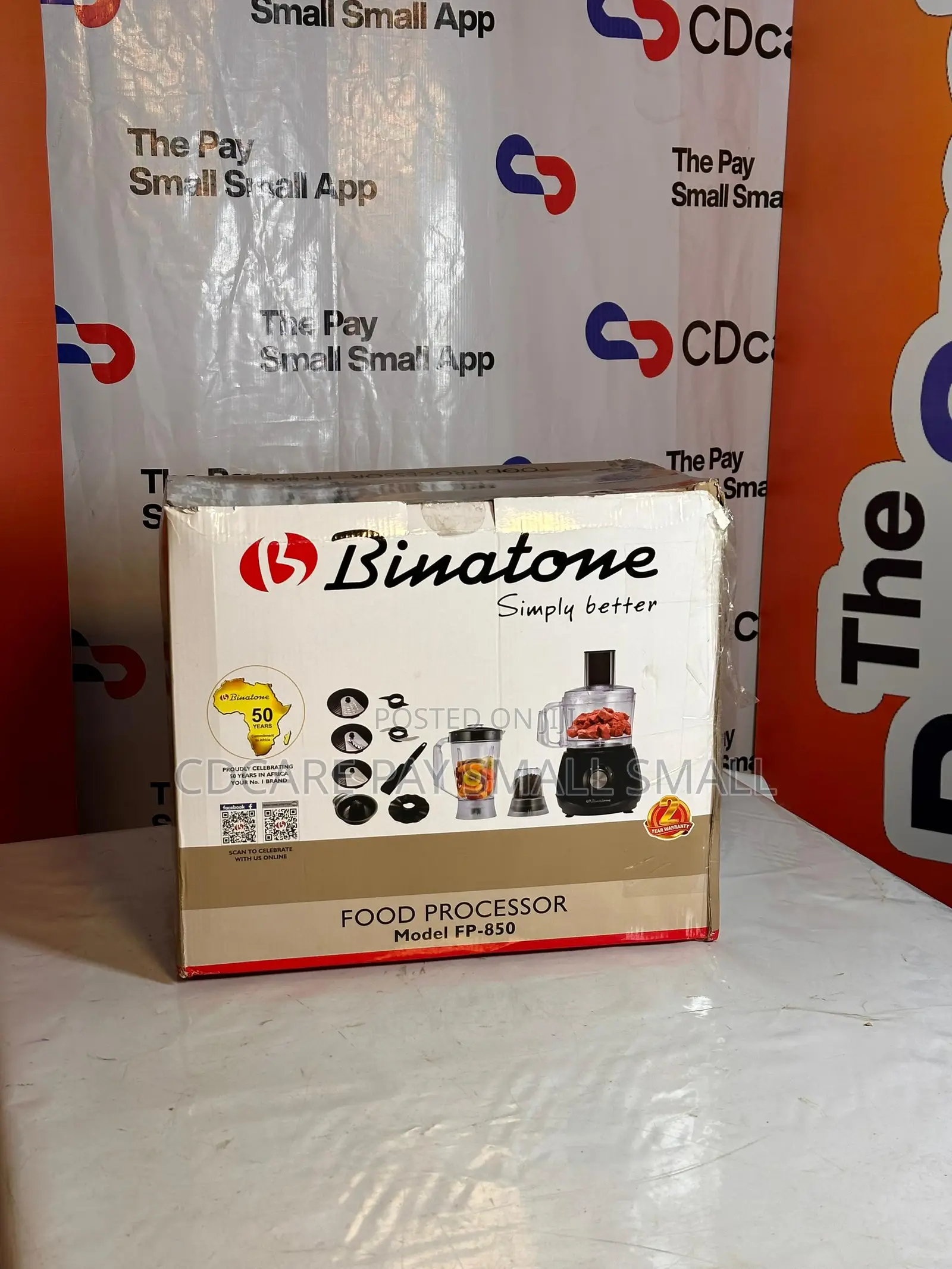 Pay Small Small Binatone Food Processor On Cdcare.App
