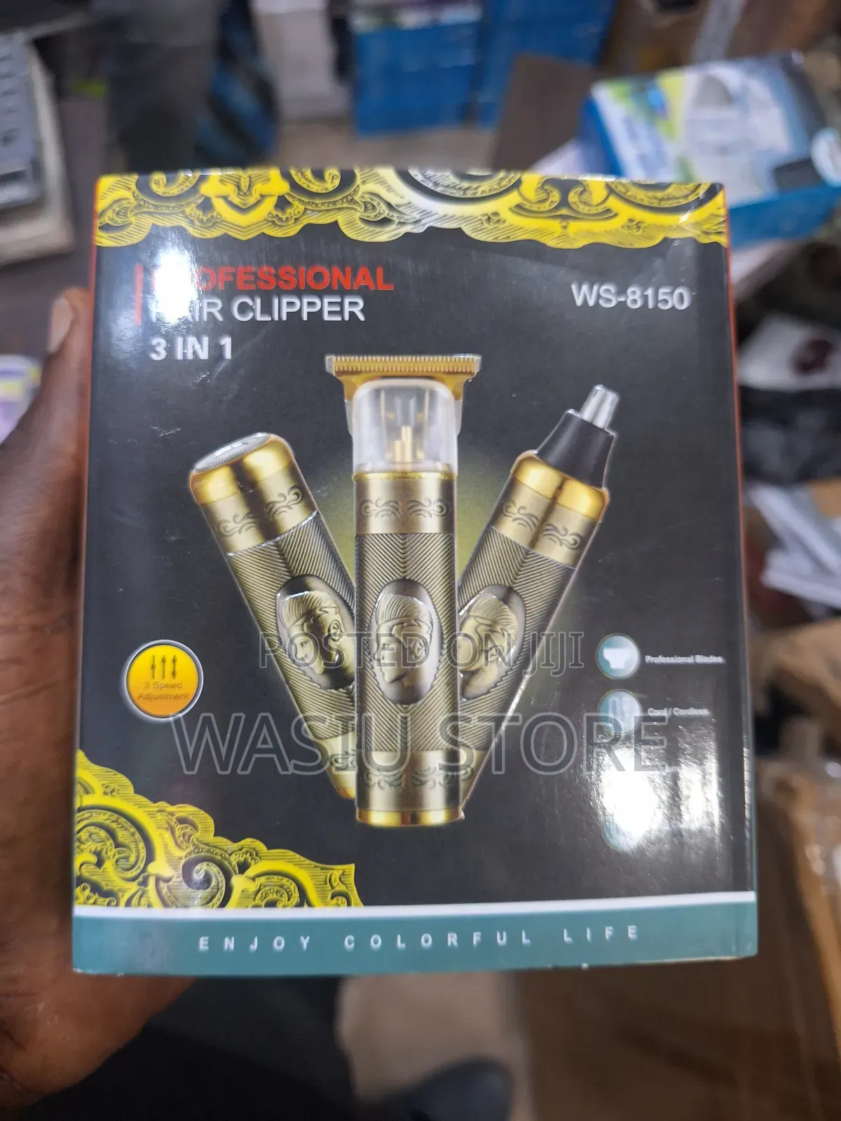 Ws-8150 Professional 3-in-1 Hair Clipper