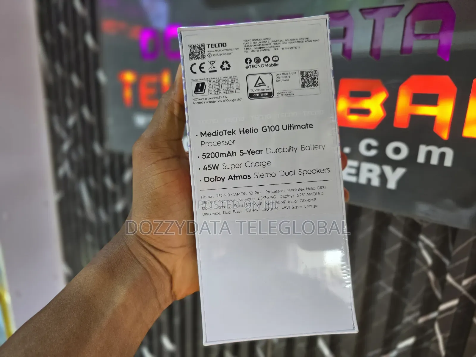 New Tecno Camon 40 Pro 4G 256 GB