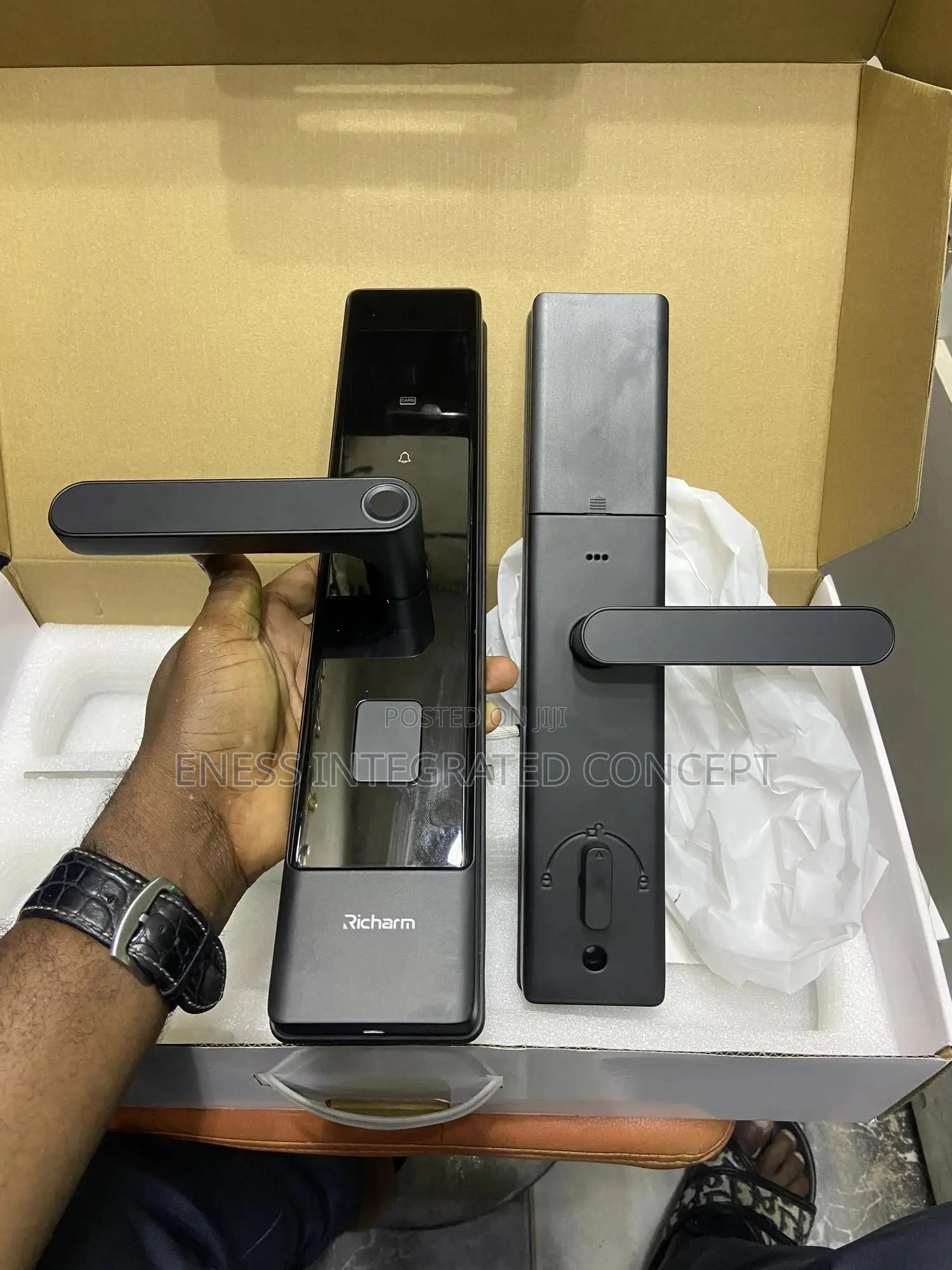 Glass Face Intelligent Fingerprint Smart Lock