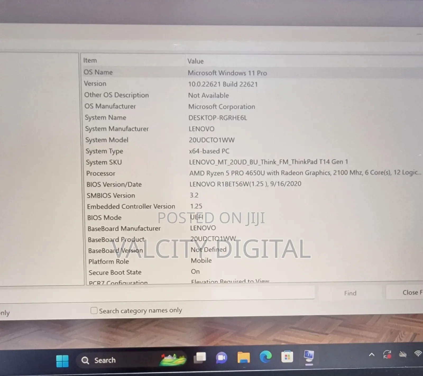 Laptop Lenovo ThinkPad T14 16GB AMD Ryzen 5 SSD 512GB