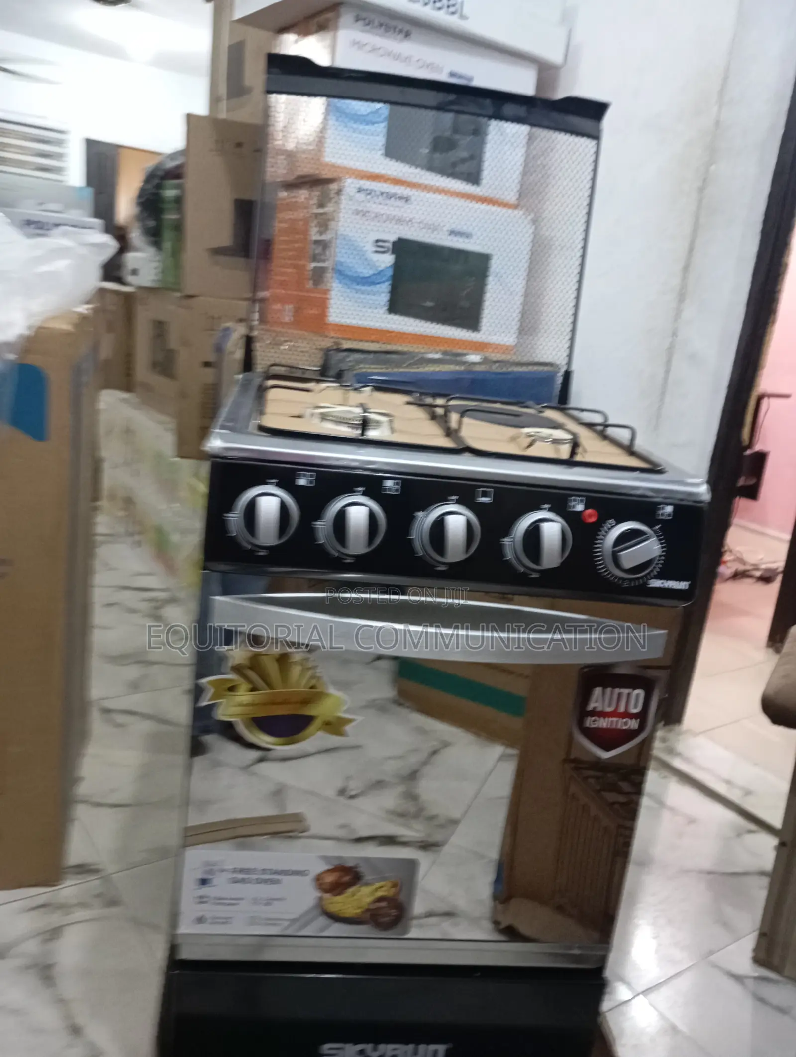 Skyrun Brass Burner Gas Cooker (3 +1 ) GCS-3g1e/X
