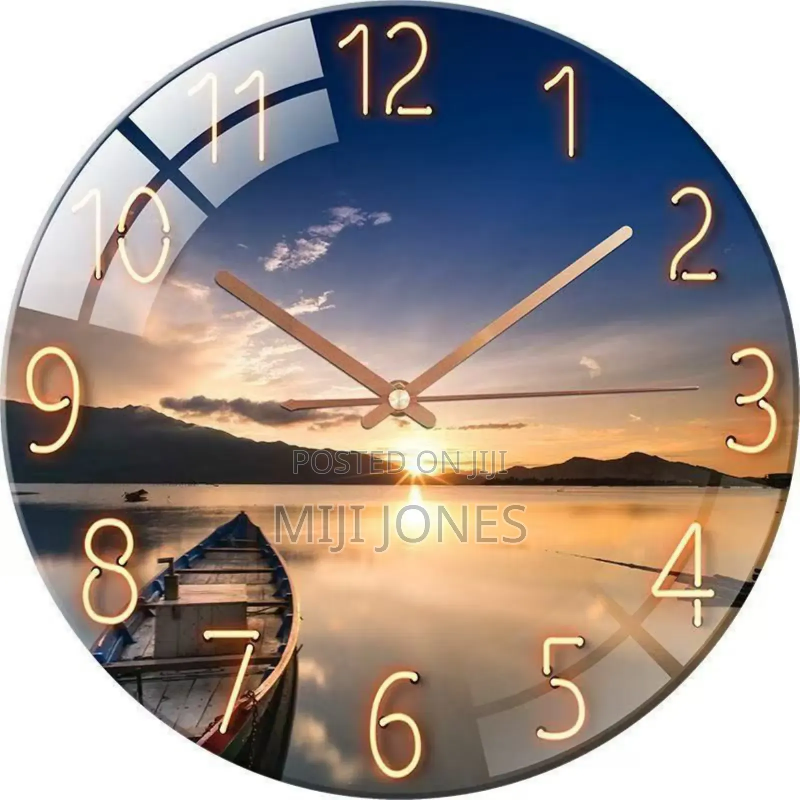 Modern Analog Wall Clock - Elegant Decor for Home Office"