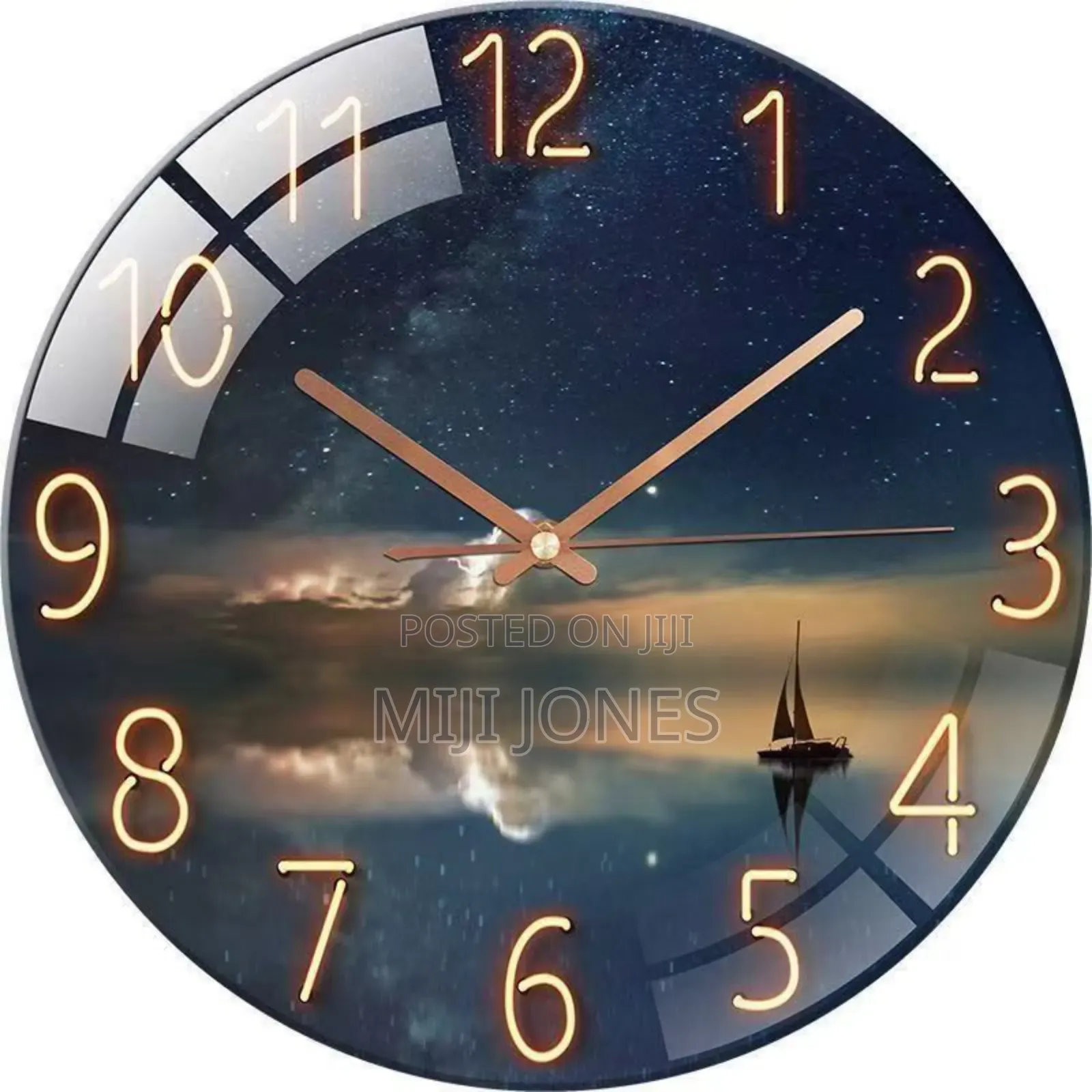 Modern Analog Wall Clock - Elegant Decor for Home Office"