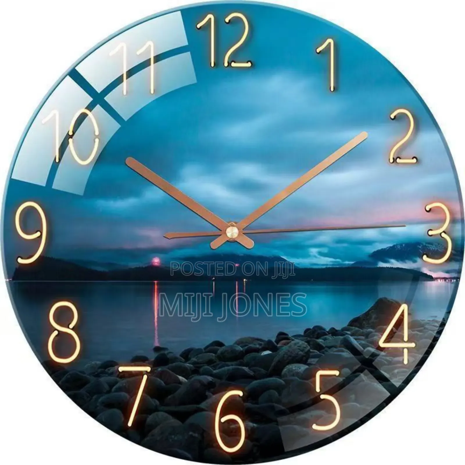Modern Analog Wall Clock - Elegant Decor for Home Office"