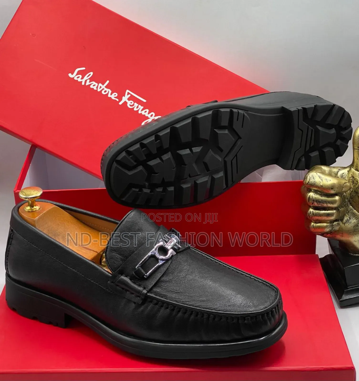 Pure Quality Leather Ferragamo Shoes