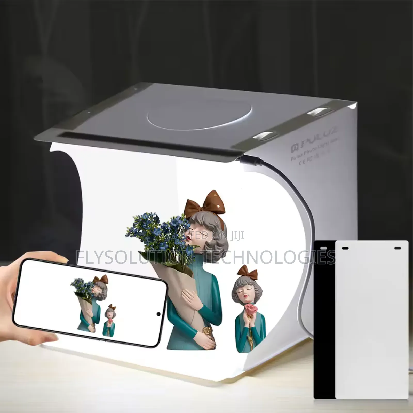 Puluz 8.7 Inch Portable Lightbox Photo Softbox Studio
