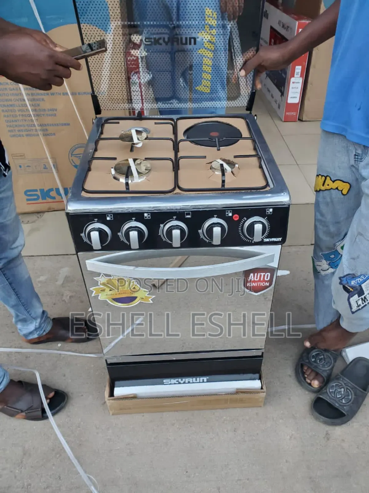Skyrun 4 Burner Cooker (3gas/1electric)
