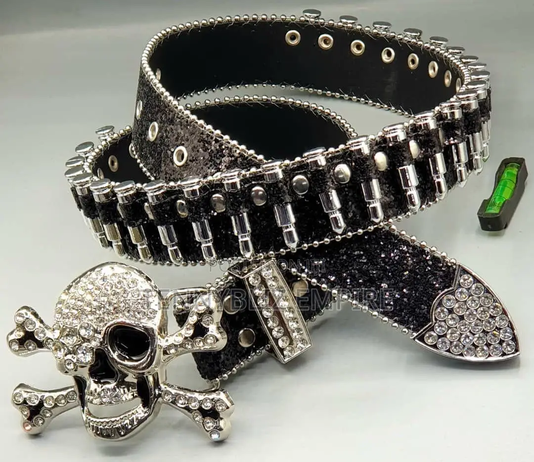 Elevated Style Latest Luxury Rhinestone X Bullet Belts