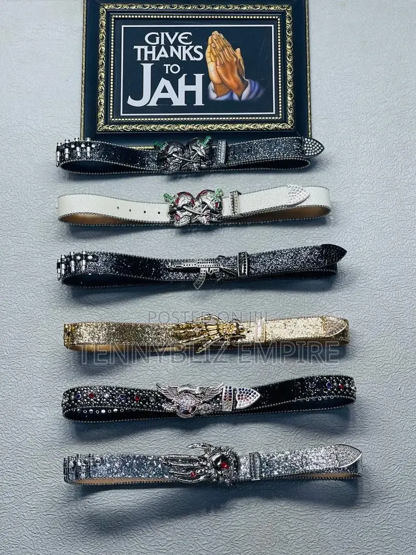 Elevated Style Latest Luxury Rhinestone X Bullet Belts