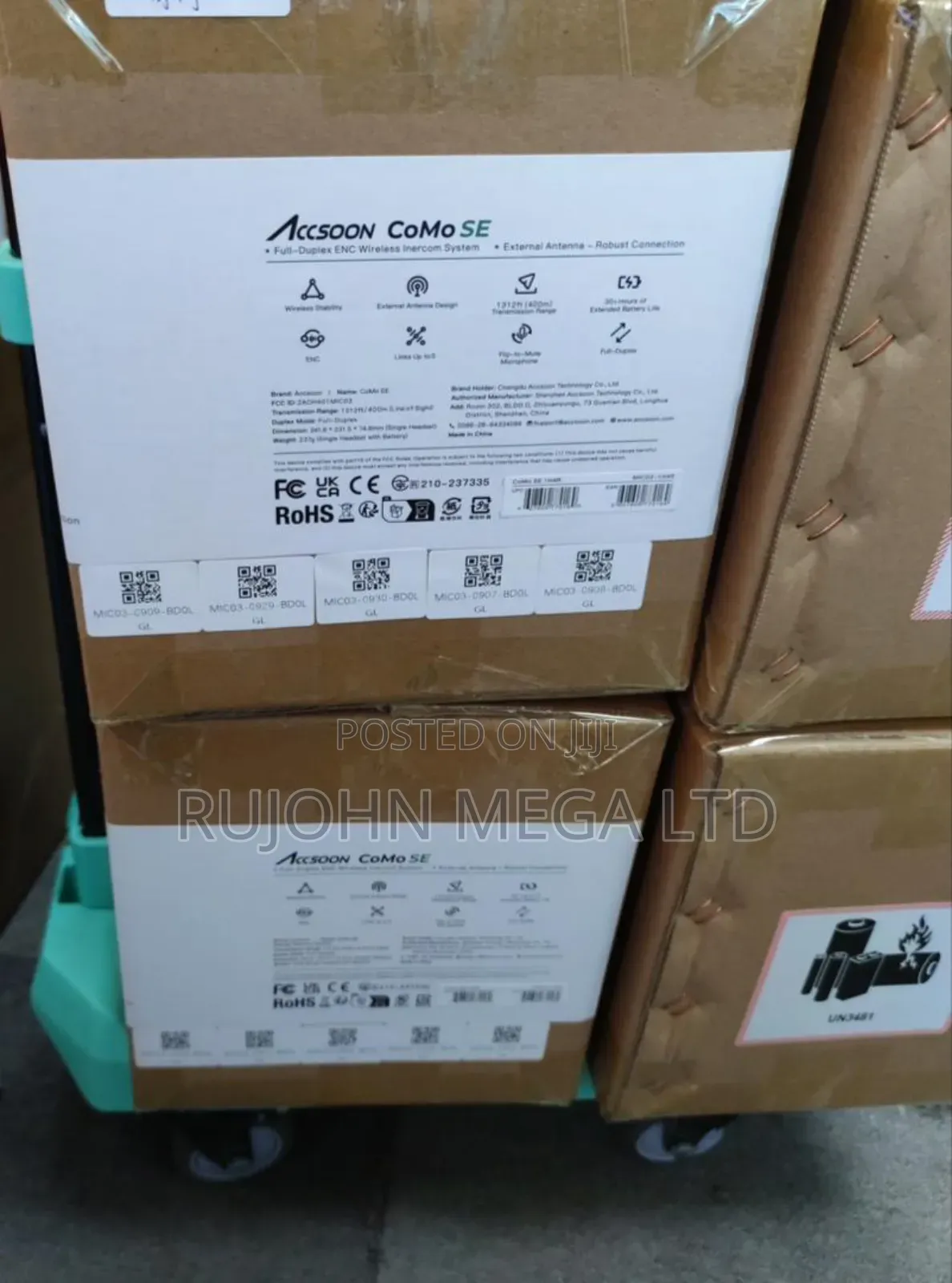 Accsoon Como Se Full-Duplex 5person Wireless Intercom System