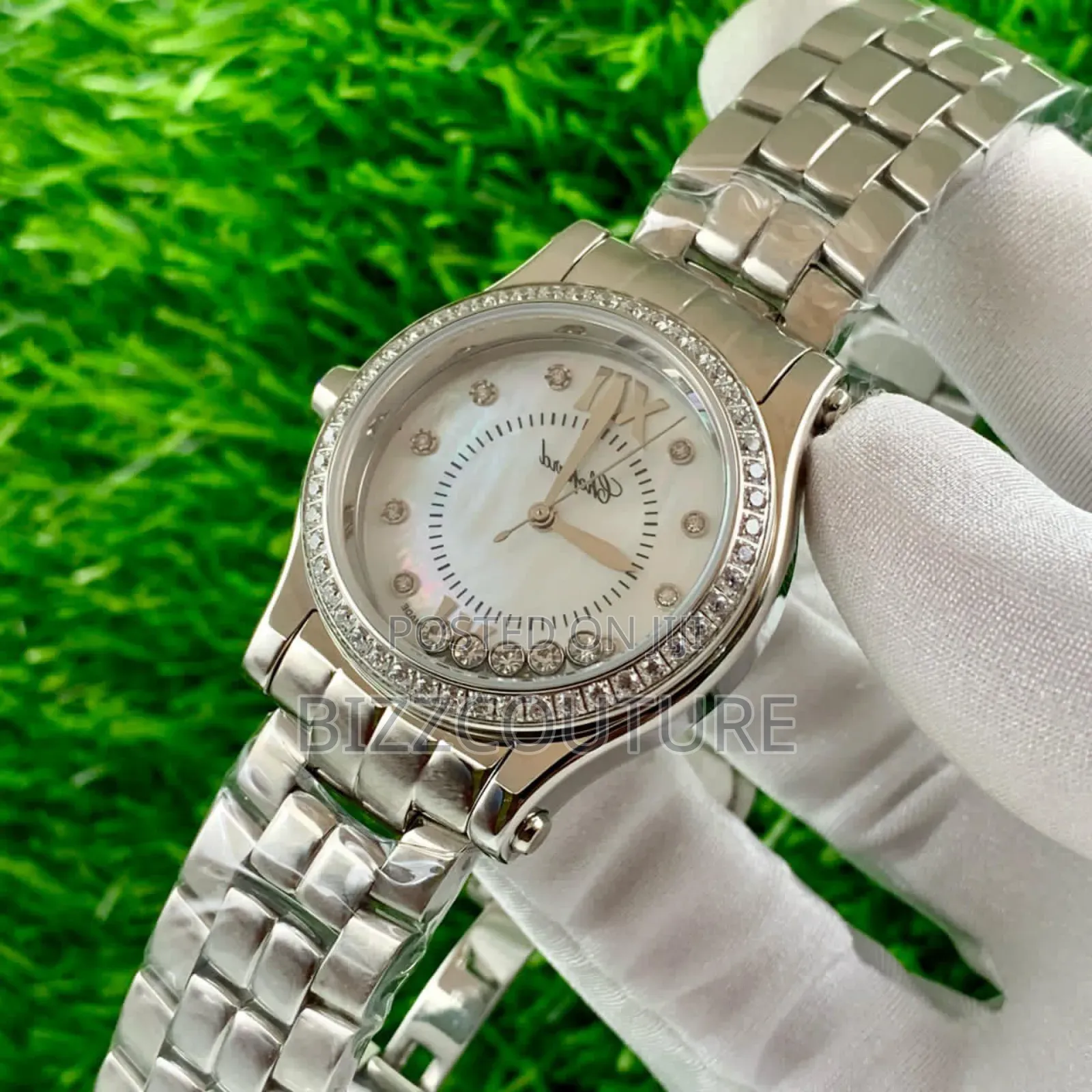 Original Chopard Silver Stainless Steel Watch