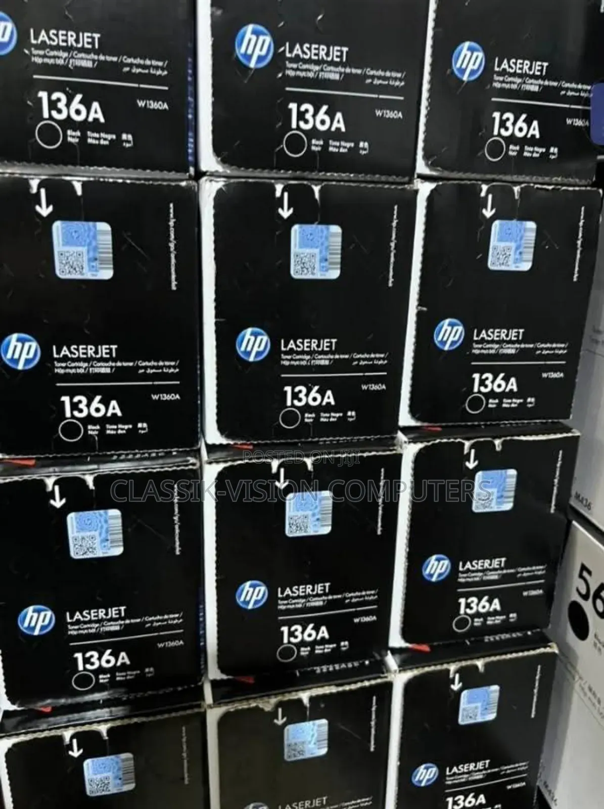 Genuine Hp 136a Black Toner(W1360a)