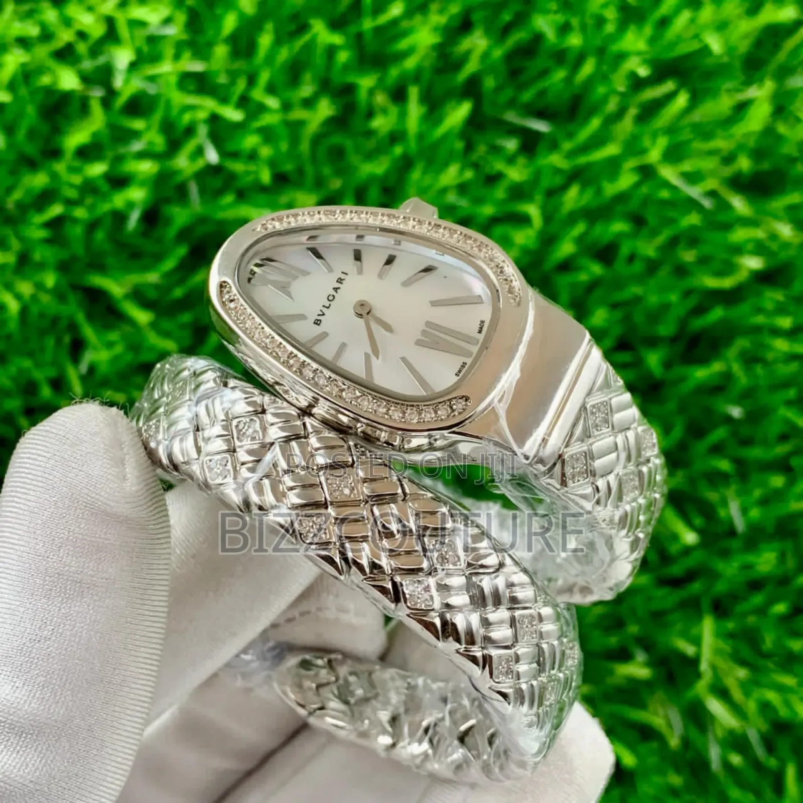 Original Bvlgari Silver Stainless Steel Bracelet Watch