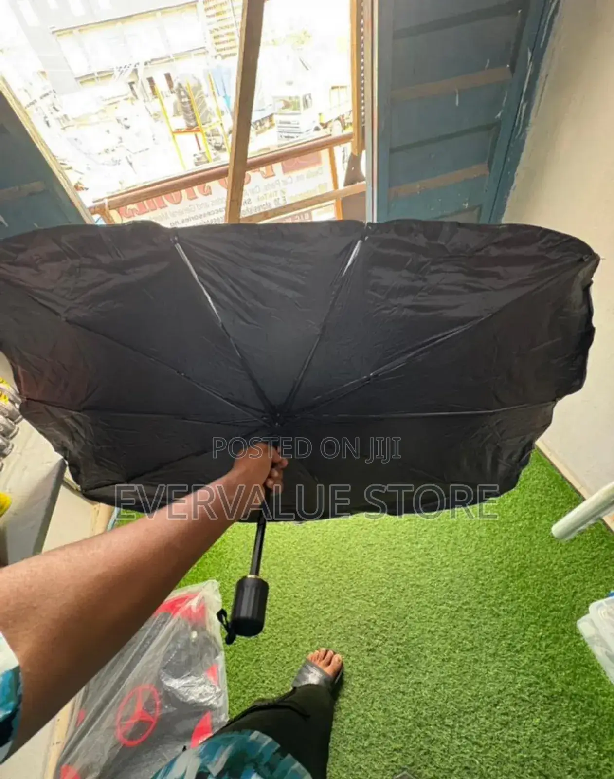 Fordable Car Sun Shade Umbrella
