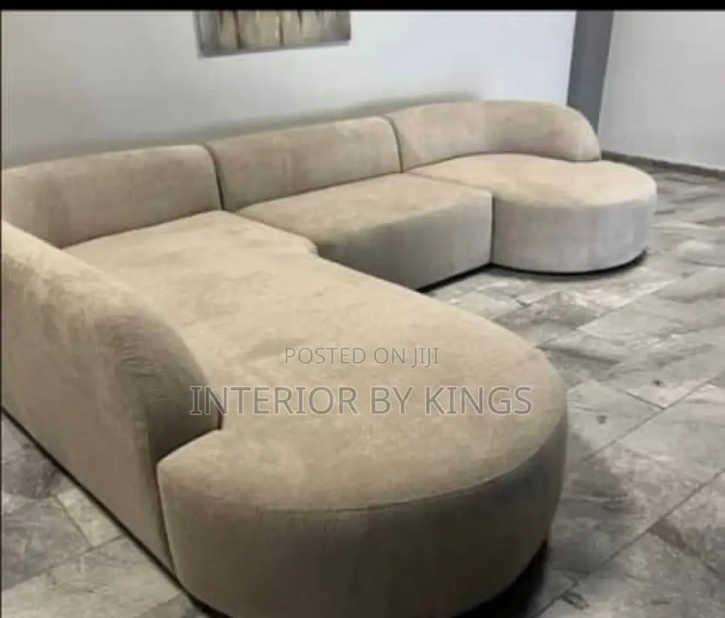 L-Shaped Fabrics Sofa Can Come in Preferred Colors