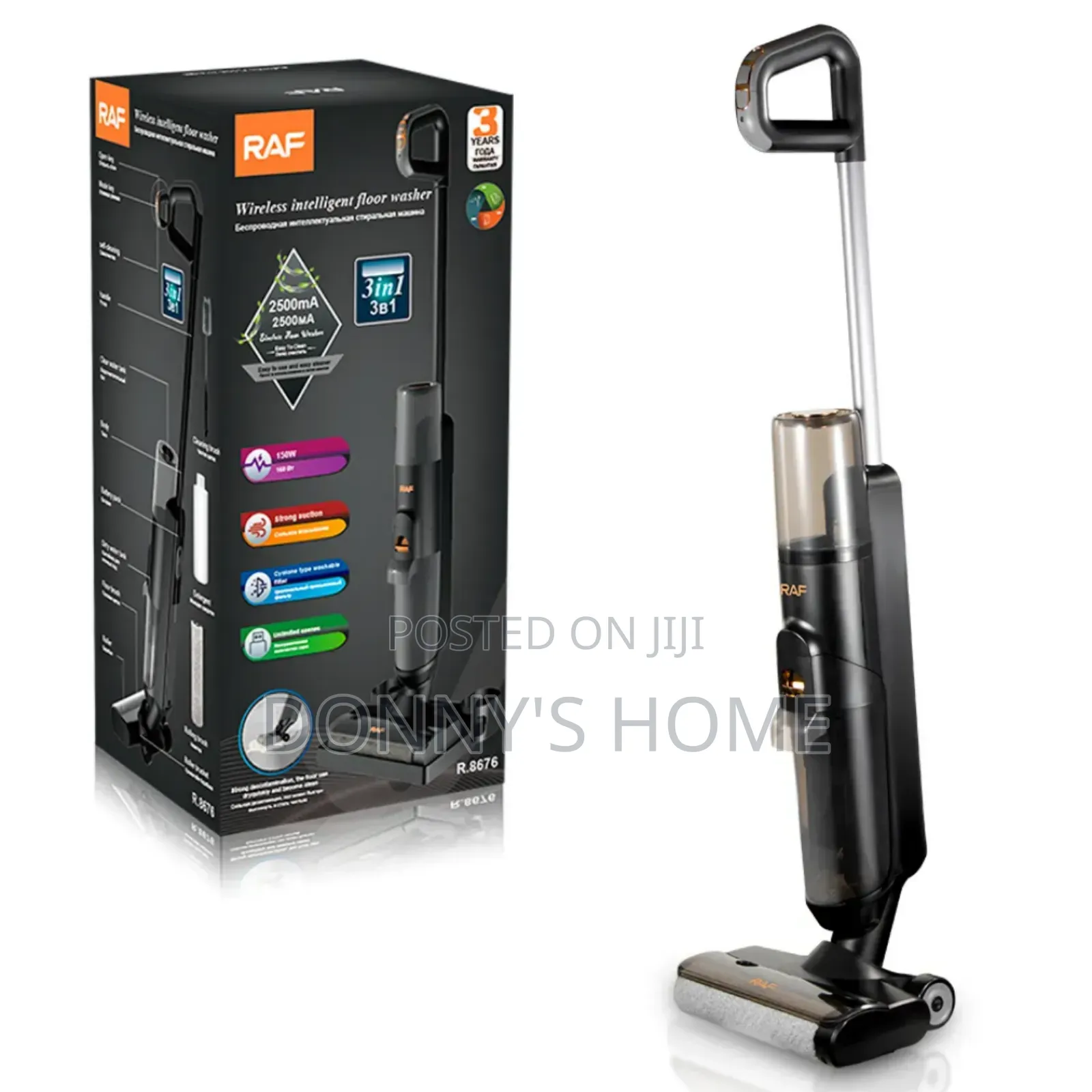 Raf Wireless Intelligent Vacuum Floor Washer R.8676