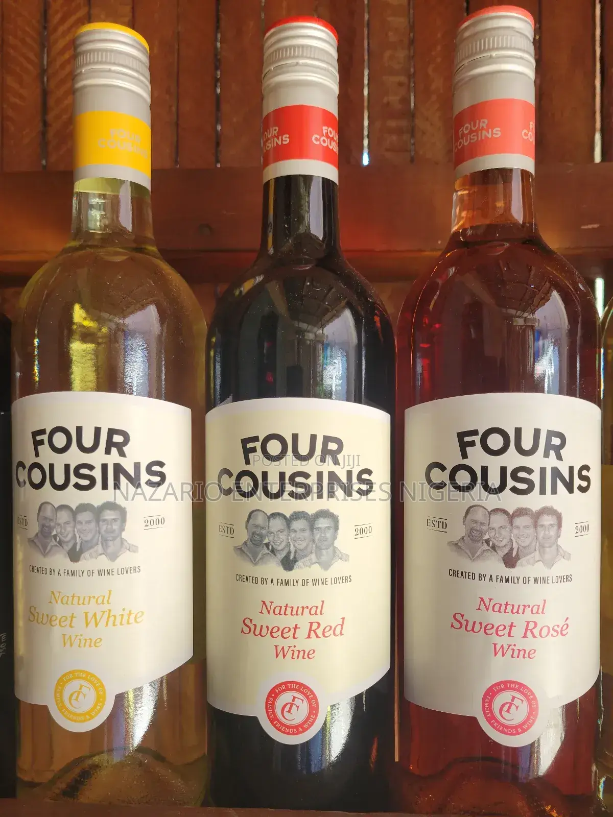 Four Cousins Wine Carton by 12 Bottles
