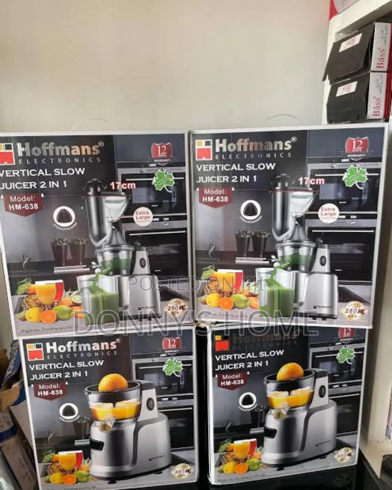 Hoffman Vertical Heavy-Duty Slow Juicer 2 in 1