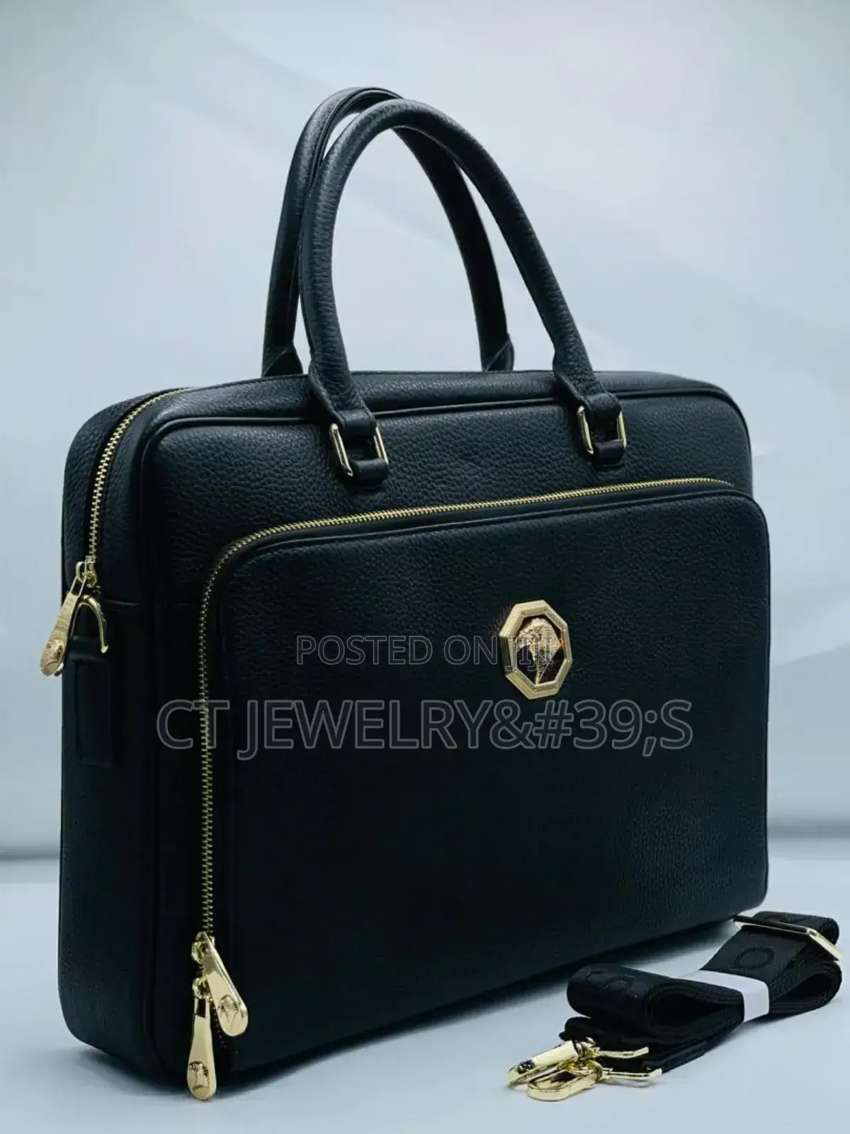 Nice Genuine Leather Laptop Bags(Stefano Ricci)Fashion&Work