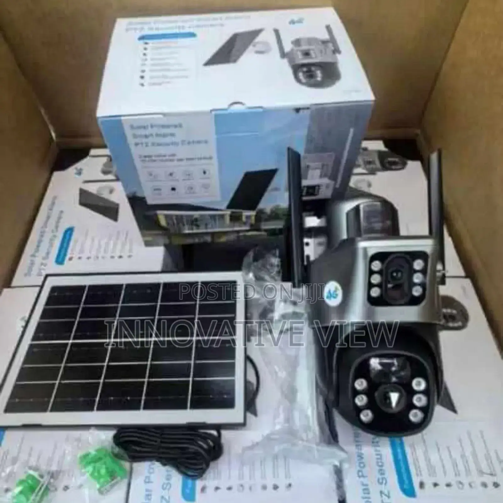 PTZ Security Solar Indoor/Outdoor 2lens 4g CCTV Camera